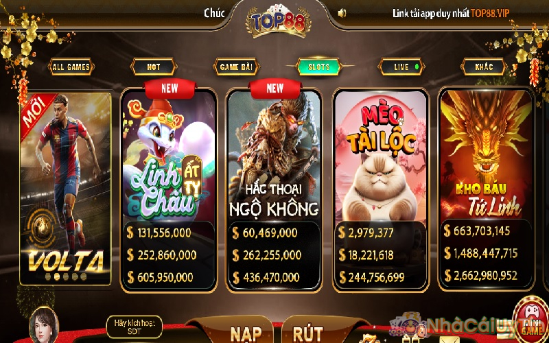 Slot Game tại nhà cái Top88